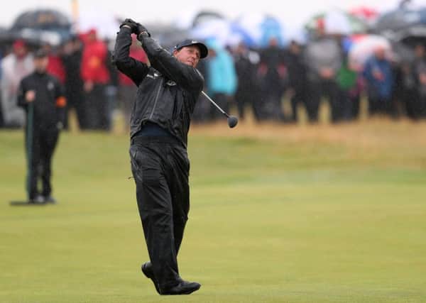 Phil Mickelson pictured on day two of the Open Championship at Royal Troon (Picture: David Davies/PA Wire).