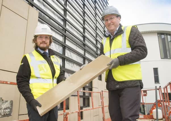 Construction and infrastructure company Morgan Sindall has taken delivery of Â£210,000 of locally-sourced Yorkstone