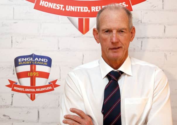 Head coach Wayne Bennett will see his England side play a match against Lebanon for the first time in Pool A of the 2017 World Cup (Picture: PA Wire).