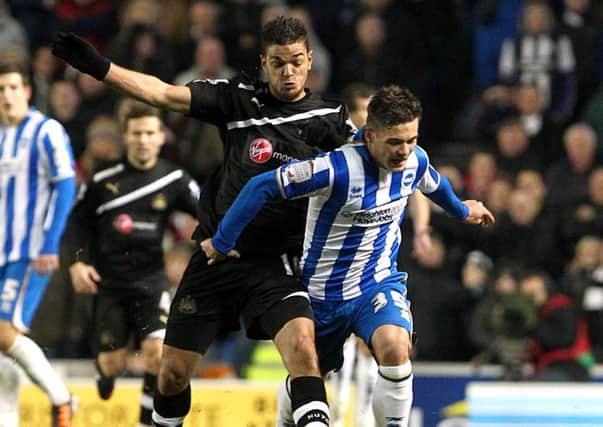 Jake Forster-Caskey playing for Brighton