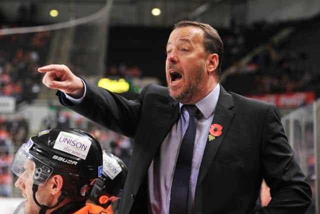 DELIGHTED: Sheffield Steelers' head coach, Paul Thompson. Picture: Dean Woolley.