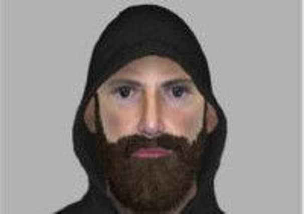 An e-fit image of the man police are trying to trace.