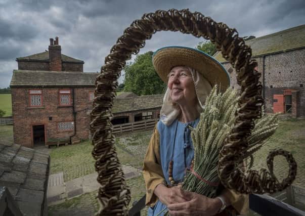 Margaret Wildig, of Cawood, a Straw Craft and Corn Dolly Maker.