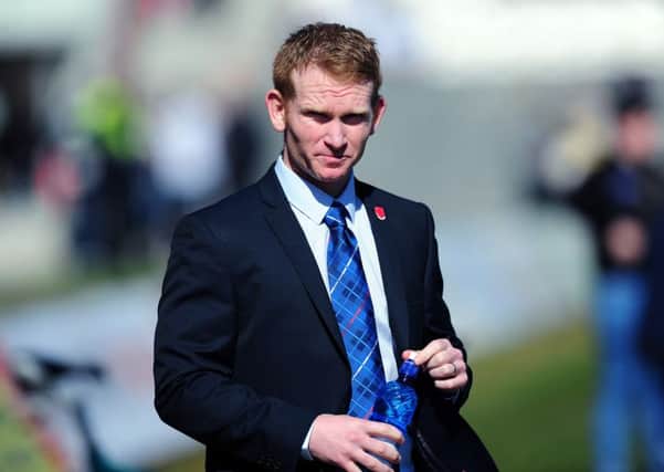 Rovers head coach James Webster.