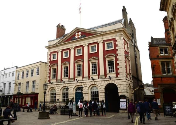 The facade of the Mansion House in York. 
Picture: Anna Gowthorpe