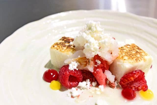 Goats' curd marshmalllow. Picture: Anthony Chappel-Ross