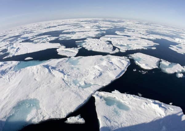 Climate concerns: This year could see the lowest levels of Arctic Sea ice ever recorded. (Picture: AP.