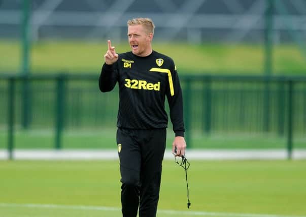 Leeds United's head coach Garry Monk.
 Picture: Jonathan Gawthorpe