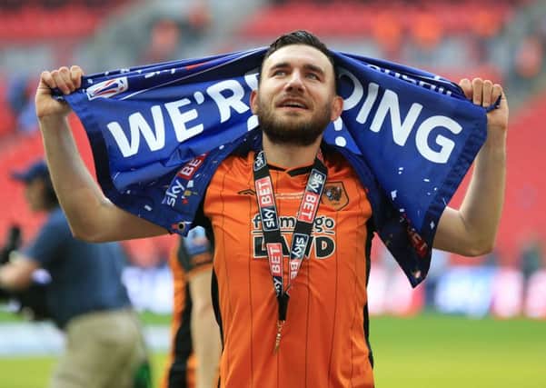 MAGIC MOMENT: Hull City's Robert Snodgrass celebrates after the Championship play-off final against Sheffield Wednesday. Picture: Nigel French/PA