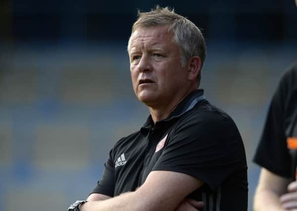 Sheffield United manager Chris Wilder. Picture: Bruce Rollinson