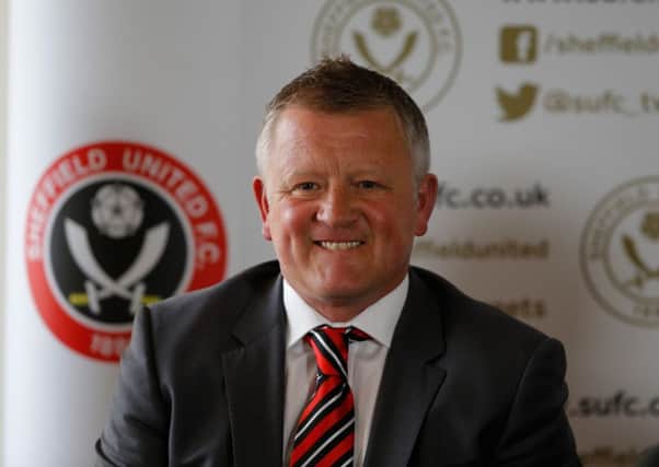 Chris Wilder, Sheffield United's new manager.