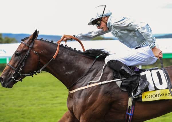 Yalta ridden by jockey James Doyle on the way to winning the Victoria Racing Club Molecomb Stakes during day two of The Qatar Goodwood Festival, Goodwood. (Picture: John Walton/PA Wire)
