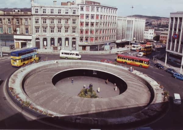 Castle Square known as Hole in the Road. 8 Sept 1992.