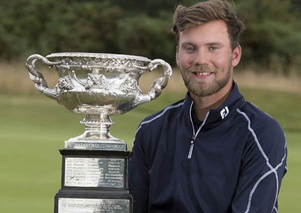 Dan Brown, the new English men's amateur champion (Picture: Leaderboard Photography).