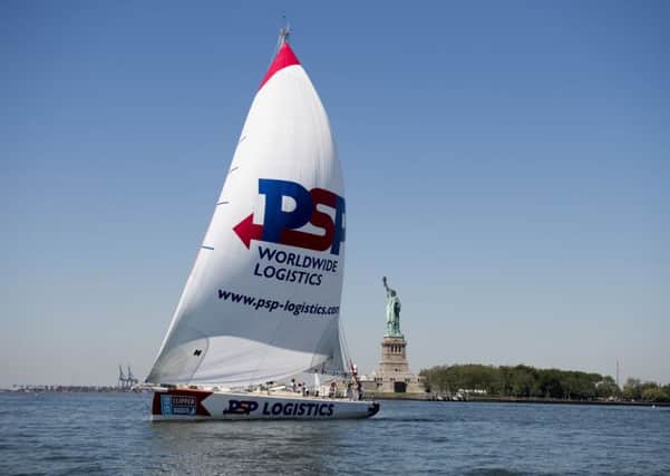 The PSP  Worldwide Logistics  Clipper   in New York