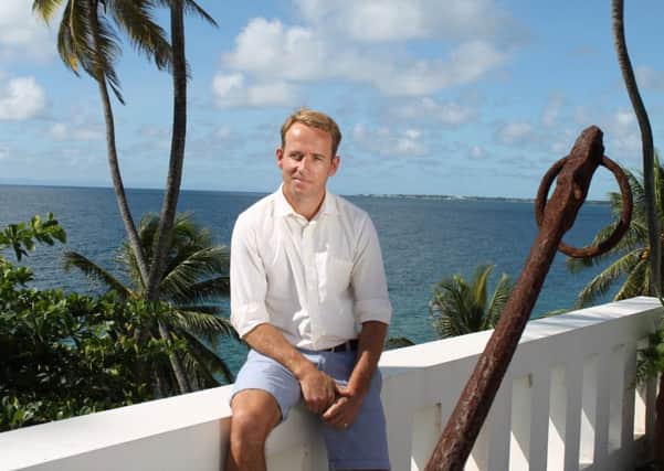 Jonnie Irwin on location in "A Place in the Sun".