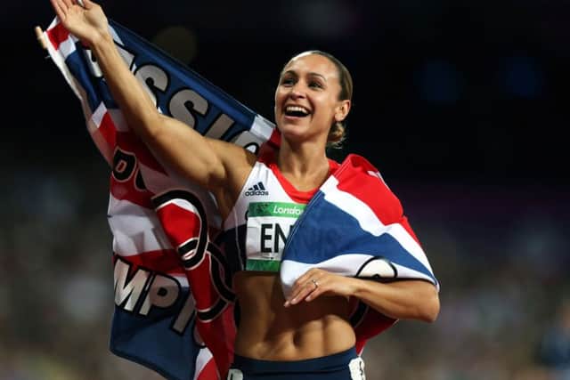 Jessica Ennis-Hill celebrates winning gold at London 2012. The Olympics still has the power to inspire people. (PA).