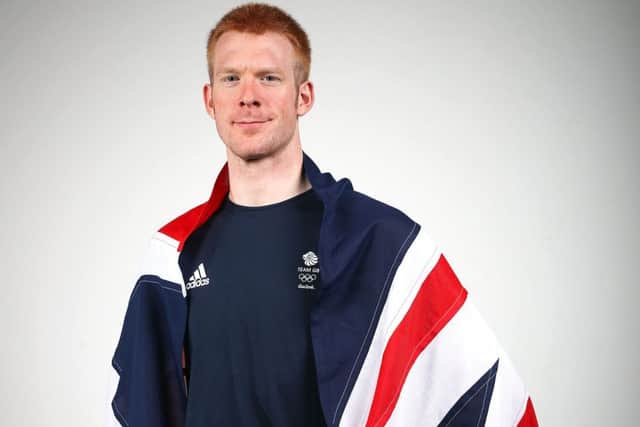 Great Britain's Ed Clancy during a Team GB Track Cycling event at The Celtic Manor Resort, Newport.