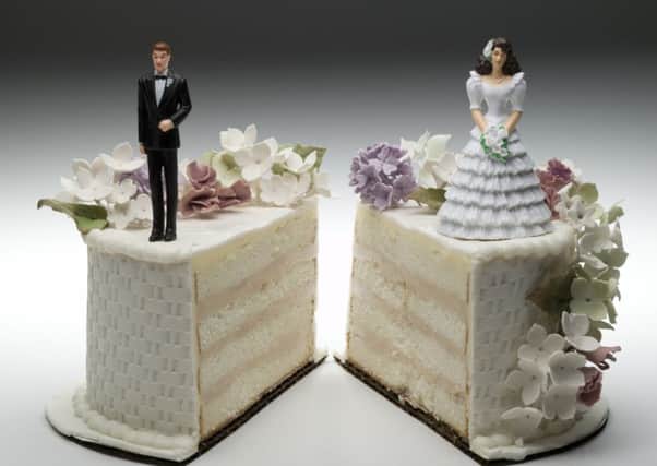 Who gets the bigger slice of the cake after a break-up?