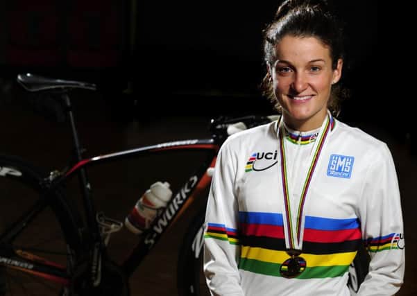 Cyclist Lizzie Armitstead hits back following reports she missed three drugs tests.  Picture Bruce Rollinson
