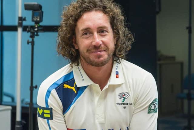 Yorkshire's Ryan Sidebottom is ready and raring to go