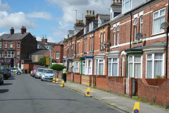 Around 40 homes have been evacuated in Oxford Street, Bridlington
