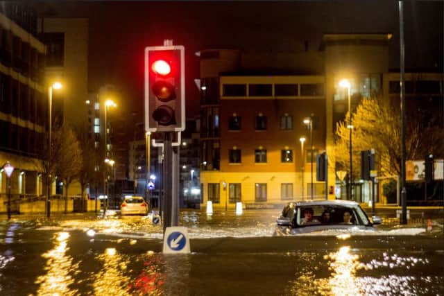 Flashback to last December's floods in Leeds Picture: Dylan Burnside-Smith