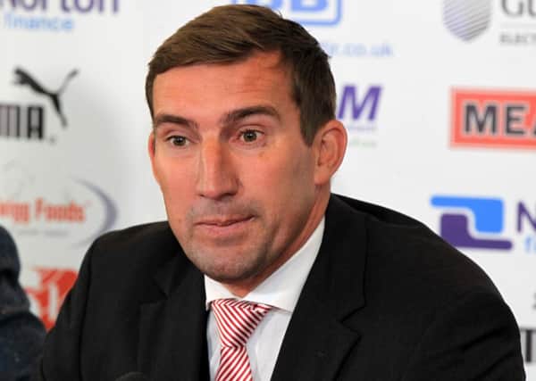 Rotherham United manager Alan Stubbs (Picture: Chris Etchells).
