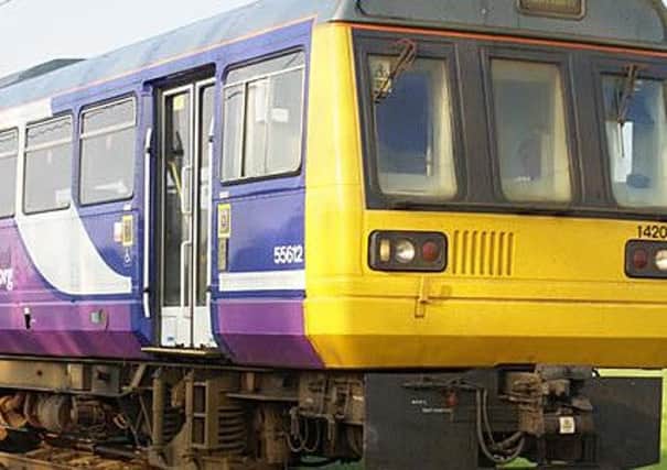 The man was racially abused on a busy Northern Rail service.