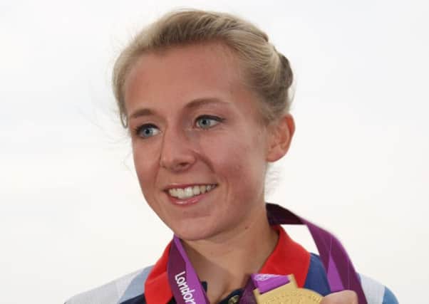 Olympic gold medallist Kat Copeland at her homecoming celebrations at the Tees Valley Rowing Club on Teesside. (Picture: Tom White/PA Wire)