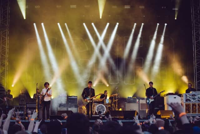 Noel Gallagher's High Flying Birds at Scarborough Open Air theatre. Picture: Cuffe & Taylor