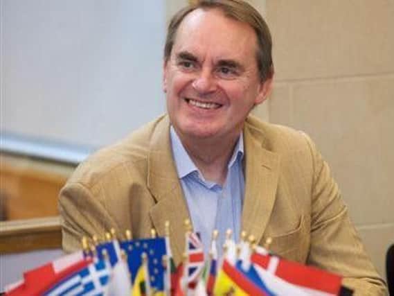 Conservative MEP for Yorkshire and Humber, Timothy Kirkhope, who will take a seat in the House of Lords after being made a peer in David Cameron's resignation honours.