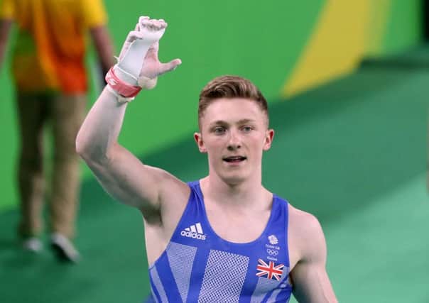 Great Britain's Nile Wilson during the Men's Individual All Round Qualification on the first day of the Rio Olympics Games, Brazil. (Picture: Martin Rickett/PA Wire)