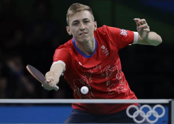 British table tennis player Liam Pitchford is among those competitors inspiring Sarah Todd's children.