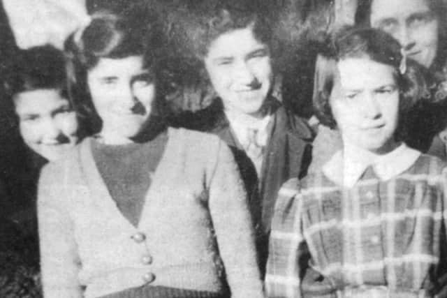 From the far left: Maria, with her siblings Juanita, Max and Rosario.