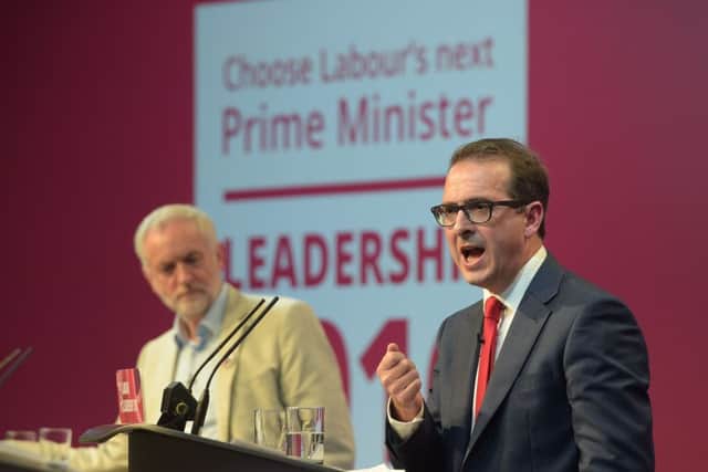 Jeremy Corbyn and Owen Smith at the first Labour Leadership debate last week