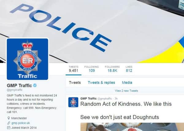 The police Twitter feed
