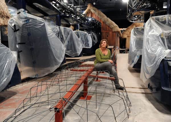 The JORVIK Viking Centre has been stripped bare for work to start on rebuilding and re-imagining the world-famous visitor attraction, after it was inundated with water, during the Christmas floods. Pictured Sarah Maltby, director of attractions for the JORVIK Group of Attractions. 9th August 2016