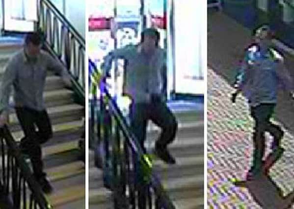 Police wish to speak to the man in these CCTV pictures following the burglary last month.