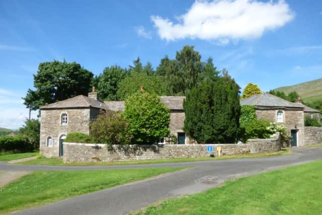 Monkey Puzzle, Outgill, is a four bedroom farmhouse with two wings used as offices. It is Â£575,000 , www.jrhopper.com