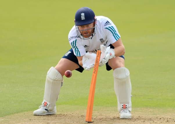 England's Jonny Bairstow during a nets session at The Kia Oval, London.