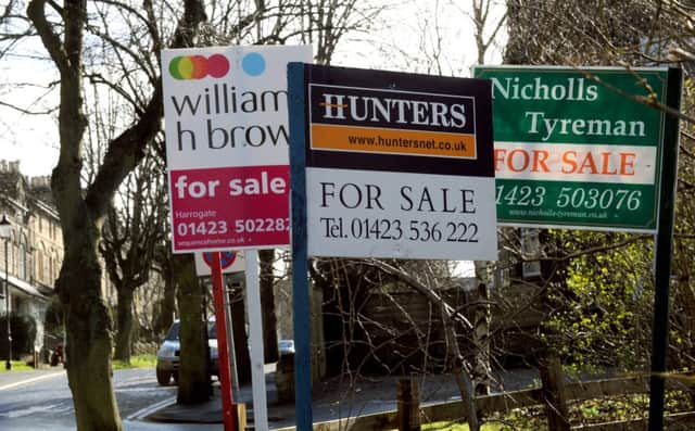 For Sale signs around Harrogate.