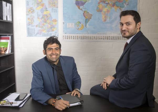 CurePharma founders, Mustafa Al-Shalechy (left) and business development manager, Ali Alshamari, who are to export pharmaceuticals and healthcare products to Iraq.