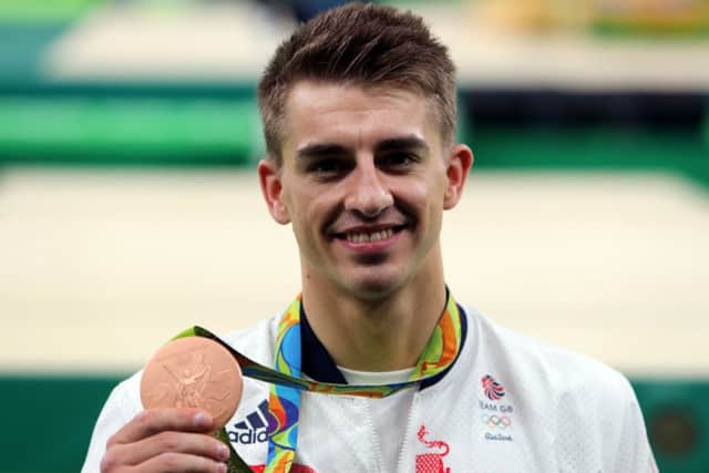 Bronze medal gymnast Max Whitlock