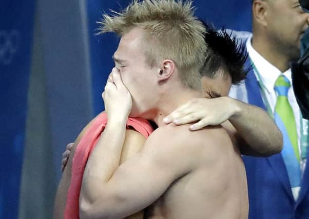 Golden boys Jack Laugher and Chris Mears