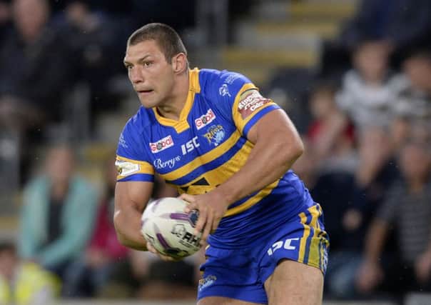 England winger Ryan Hall has overcome his injuries and is ready to take his place in a near full-strength Leeds side tonight (Picture: Bruce Rollinson).
