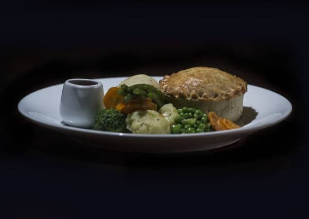 Steak & Ale Pie, Tail (Ox), beef cheek, beef shin, & featherblade slow braised in Yorkshire Ale, bound with a bone marrow gravy. PIC: James Hardisty.