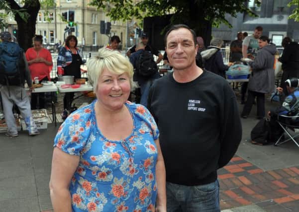 Homeless Leeds Support Group founders Marie Butler and David Hedley
