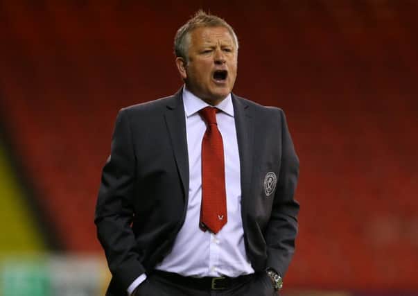 Chris Wilder, manager of Sheffield United