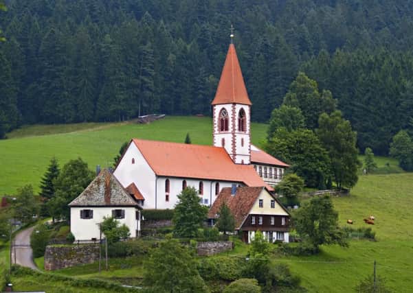St Romam church in Wolfach, Schwarzwald, Germany, the gateway to the Black Forest.